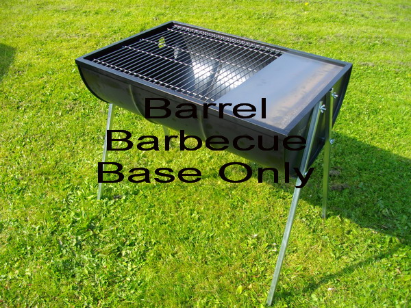 Deluxe Barrel Barbecue Base Only
