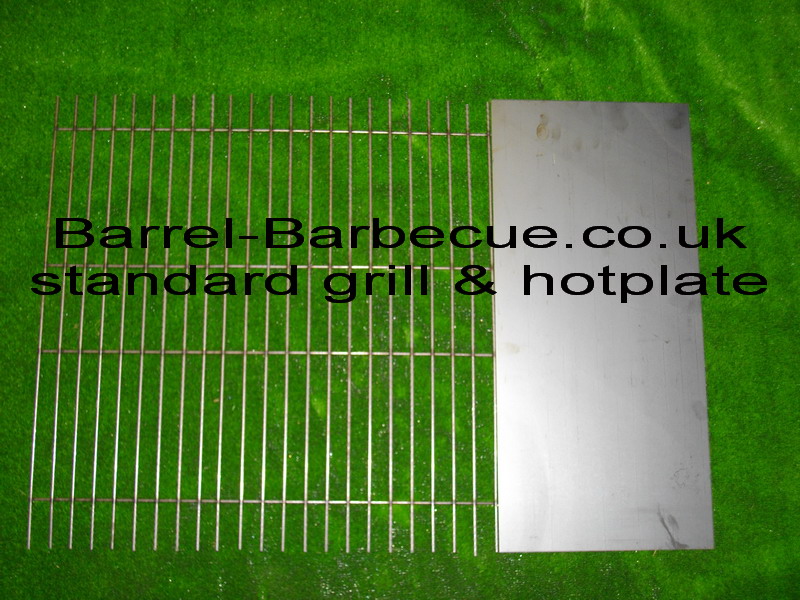 standard grill & hotplate to fit our barrel barbecue's