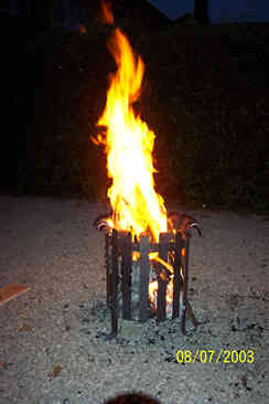 blazing brazier