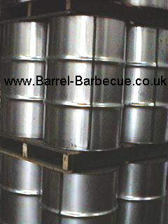 brand new drums for our deluxe barrel barbecue